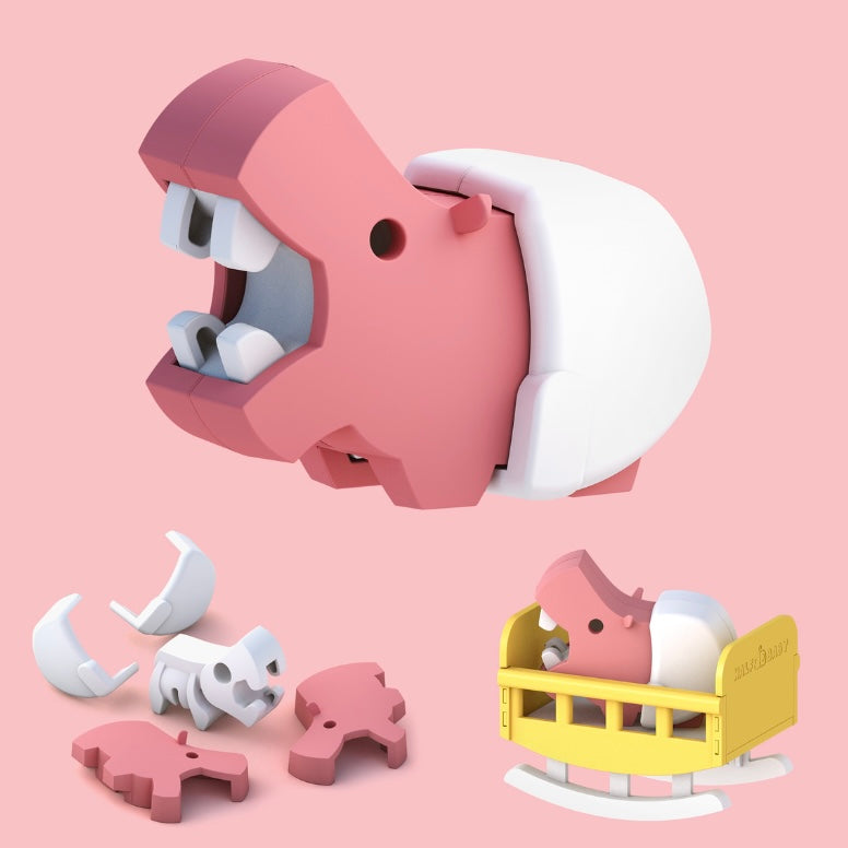 3D動物骨骼磁石砌圖