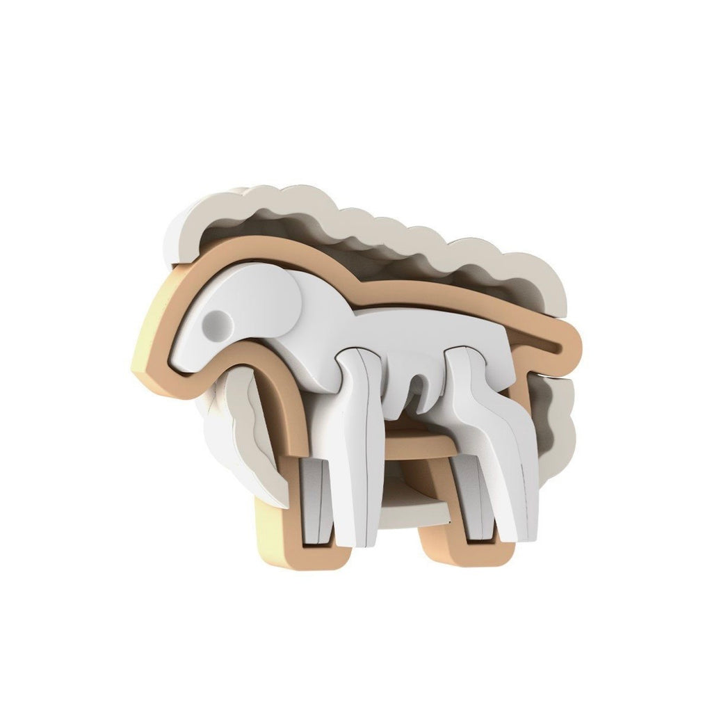 3D動物骨骼磁石砌圖