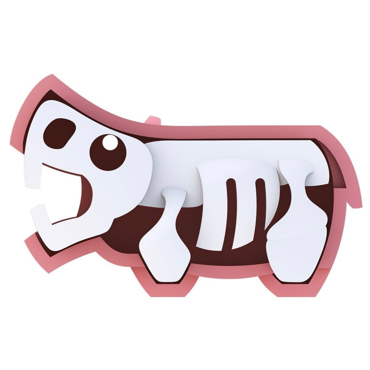 3D動物骨骼磁石砌圖