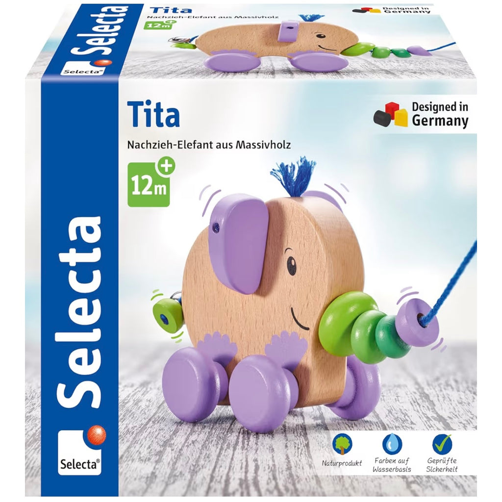 Selecta Nachziehtier 木製玩具