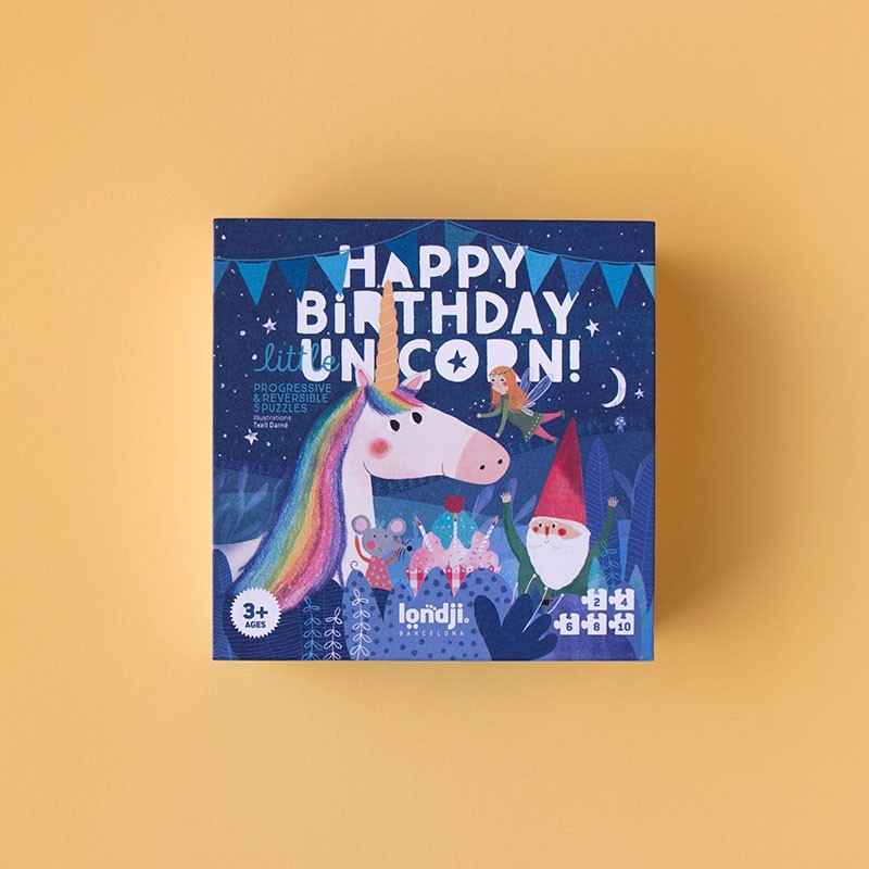 Londgi Puzzle Happy Birthday Unicorn!
