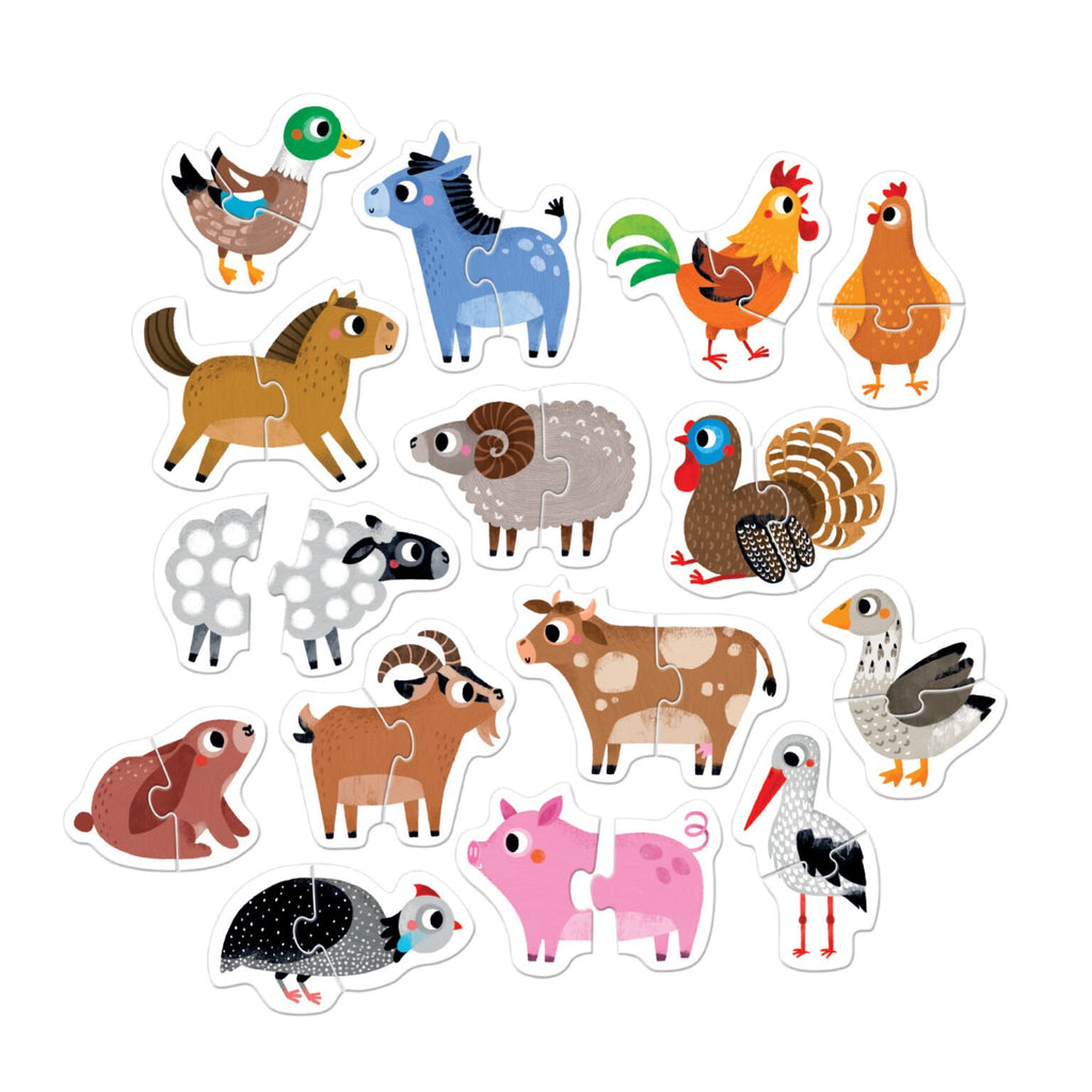 Banana Panda Progressive Puzzles Farm Animals