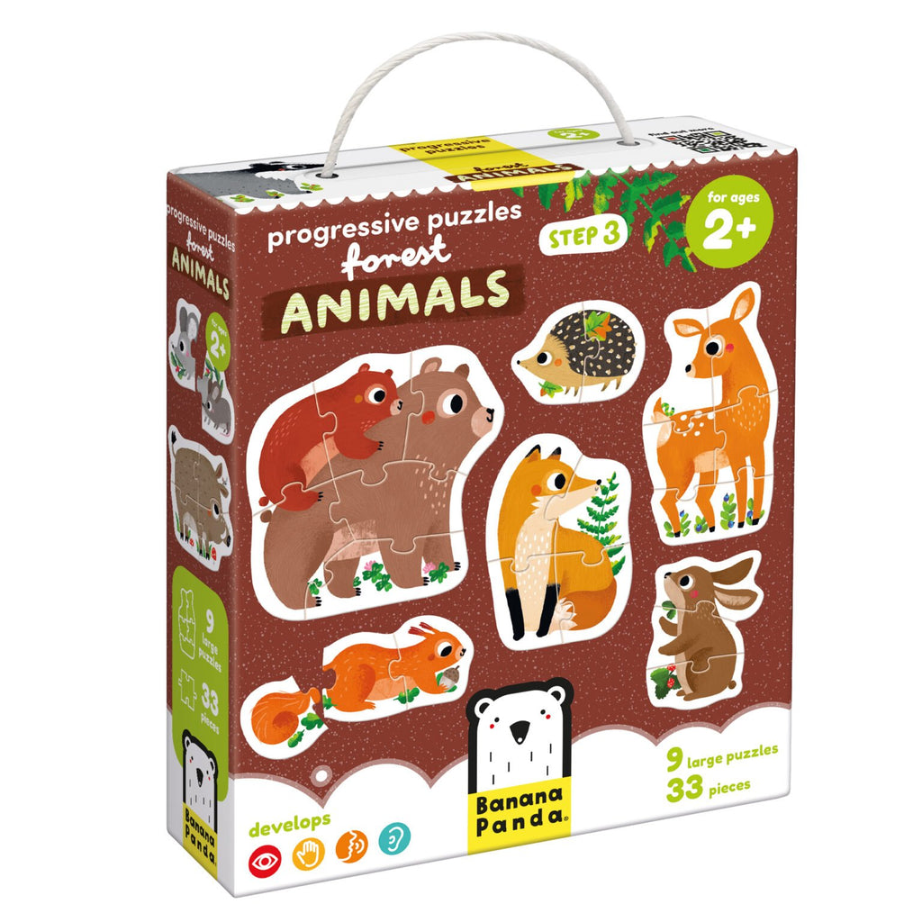 Banana Panda Progressive Puzzles Forest Animals